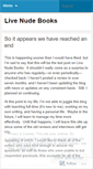 Mobile Screenshot of livenudebooks.wordpress.com
