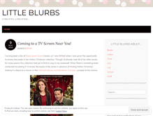 Tablet Screenshot of littleblurbs.wordpress.com