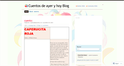 Desktop Screenshot of cuentosdeayeryhoy.wordpress.com