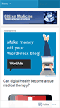 Mobile Screenshot of citizenmed.wordpress.com