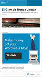 Mobile Screenshot of cinedenuncajamas.wordpress.com