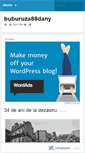 Mobile Screenshot of buburuza88dany.wordpress.com