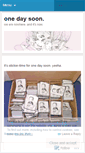 Mobile Screenshot of onedaysoon.wordpress.com