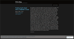 Desktop Screenshot of feelgoodphil.wordpress.com