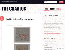 Tablet Screenshot of curiouscrablog.wordpress.com