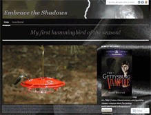 Tablet Screenshot of embracetheshadows.wordpress.com