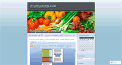 Desktop Screenshot of alimentate.wordpress.com