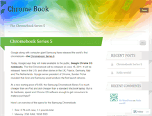 Tablet Screenshot of chromebook.wordpress.com