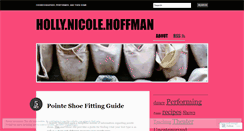 Desktop Screenshot of hollynicolehoffman.wordpress.com