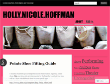 Tablet Screenshot of hollynicolehoffman.wordpress.com