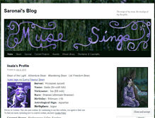 Tablet Screenshot of musesings.wordpress.com