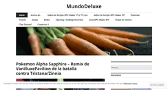 Desktop Screenshot of mundodeluxe.wordpress.com