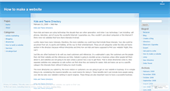 Desktop Screenshot of howtomakewebsite.wordpress.com