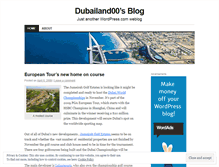 Tablet Screenshot of dubailand00.wordpress.com