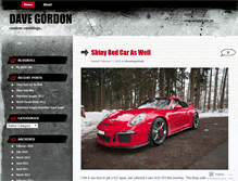 Tablet Screenshot of davecgordon.wordpress.com