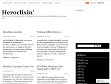 Tablet Screenshot of heroclixin.wordpress.com