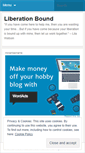 Mobile Screenshot of liberationbound.wordpress.com