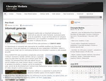 Tablet Screenshot of gheorghemedintu.wordpress.com