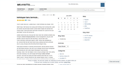 Desktop Screenshot of hyatto.wordpress.com