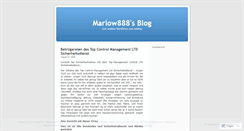 Desktop Screenshot of marlow888.wordpress.com