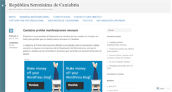 Desktop Screenshot of cantabriamicronacion.wordpress.com