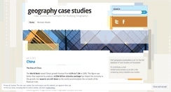 Desktop Screenshot of geographycasestudies.wordpress.com