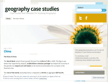 Tablet Screenshot of geographycasestudies.wordpress.com