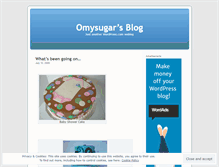 Tablet Screenshot of omysugar.wordpress.com