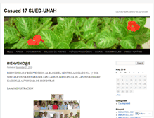 Tablet Screenshot of casued17unah.wordpress.com