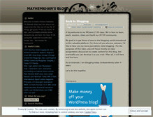 Tablet Screenshot of mayhemkhan.wordpress.com