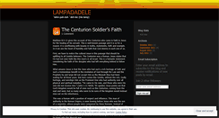 Desktop Screenshot of lampadadele.wordpress.com