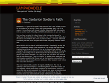 Tablet Screenshot of lampadadele.wordpress.com