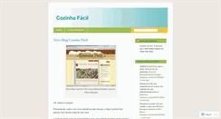 Desktop Screenshot of cozinhafacil.wordpress.com