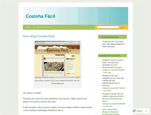 Tablet Screenshot of cozinhafacil.wordpress.com