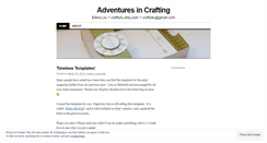 Desktop Screenshot of craftyliu.wordpress.com