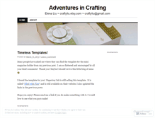 Tablet Screenshot of craftyliu.wordpress.com