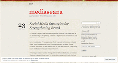 Desktop Screenshot of mediaseana.wordpress.com