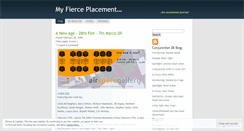 Desktop Screenshot of myfierceplacement.wordpress.com