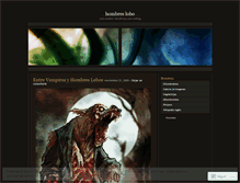 Tablet Screenshot of hombreslobo.wordpress.com