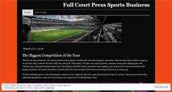 Desktop Screenshot of fullcourtpresssports.wordpress.com