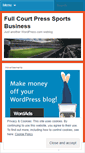 Mobile Screenshot of fullcourtpresssports.wordpress.com