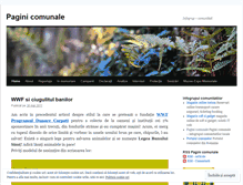 Tablet Screenshot of paginicomunale.wordpress.com