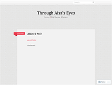 Tablet Screenshot of aisadelacruz.wordpress.com