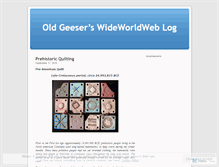 Tablet Screenshot of geeser.wordpress.com