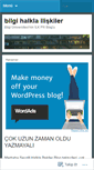 Mobile Screenshot of bilgipr.wordpress.com