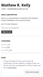 Mobile Screenshot of mathewkelly.wordpress.com