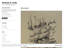 Tablet Screenshot of mathewkelly.wordpress.com