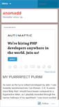 Mobile Screenshot of anomadd.wordpress.com