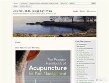 Tablet Screenshot of drxuacupuncture.wordpress.com