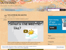 Tablet Screenshot of outstand.wordpress.com